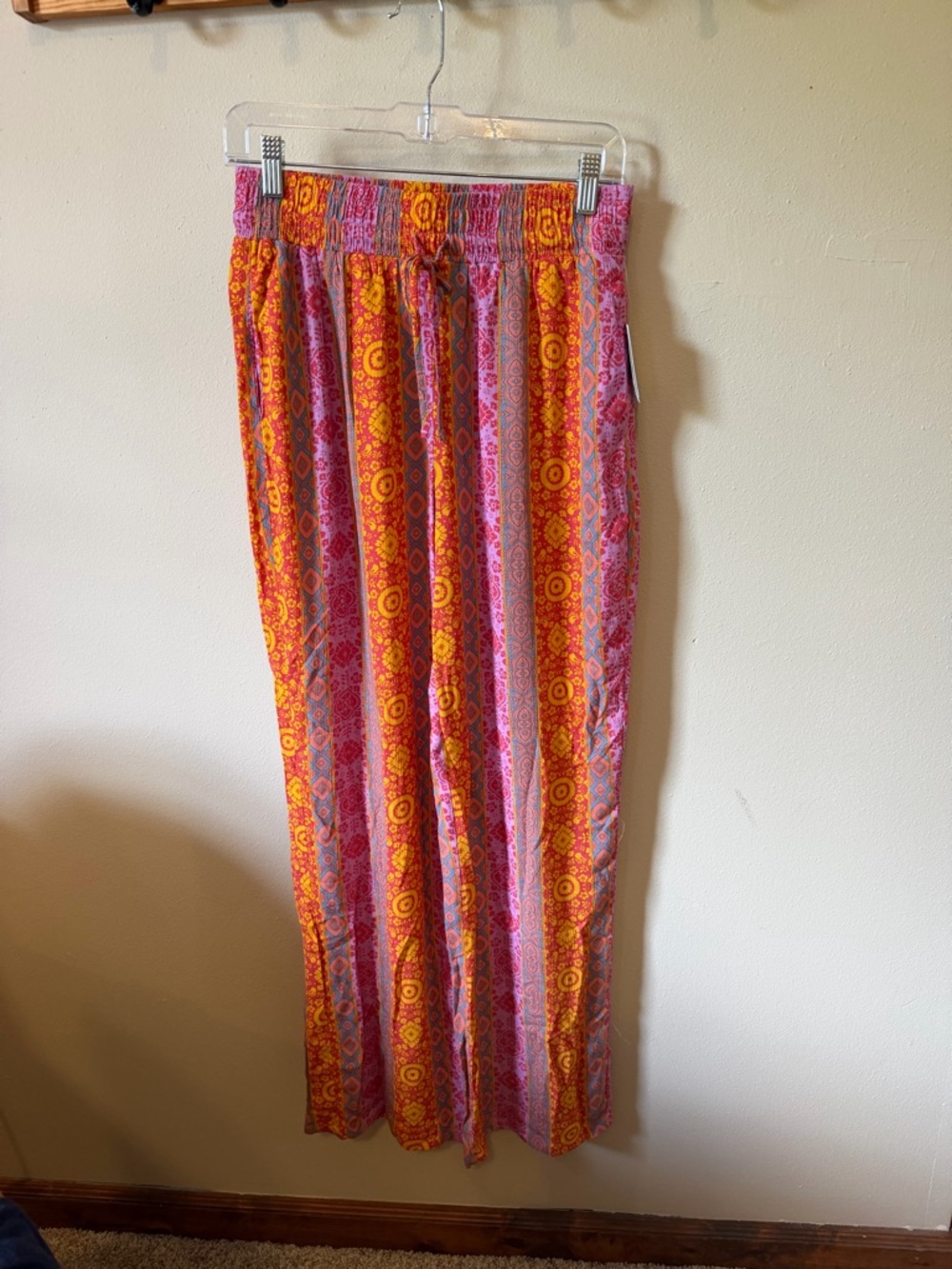 ROXY Boho Wide-Leg Pants 🌺✨ – Size M (NWT)